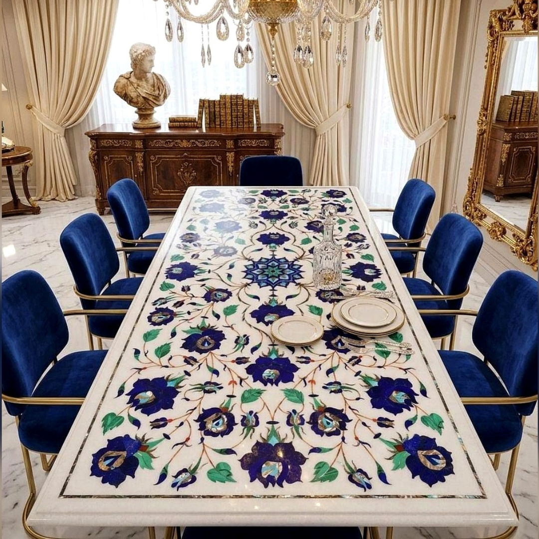 Premium Marble Inlay Tables Manufacturer in Agra